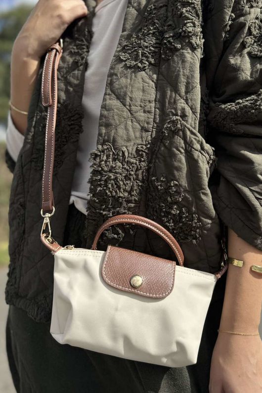 Bon Voyage Travel Phone Bag Stone